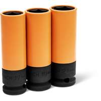 Metric High-Strength Wheel Protector Socket Set, 3 Pcs, Impact, 1/2" Drive Size, Deep Auto Electric Service Ltd.