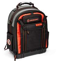 Tradesman Backpack, 18" L x 10" W, Black/Grey/Orange, Polyester Auto Electric Service Ltd.