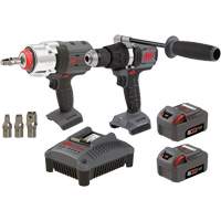 Hammer Drill & Impact Wrench Combo Kit, Lithium-Ion, 20 V Auto Electric Service Ltd.