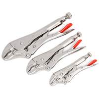 Curved Jaw Locking Pliers with Wire Cutter Set, 3 Pieces Auto Electric Service Ltd.
