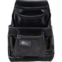 Phantom Collection Heavy-Duty Nail & Tool Bag, Leather, 10 Pockets, Black Auto Electric Service Ltd.