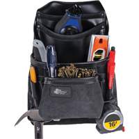 Phantom Collection Heavy-Duty Nail & Tool Bag, Leather, 10 Pockets, Black Auto Electric Service Ltd.