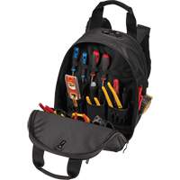 Phantom Collection 36-Pocket Tool Backpack, 11" L x 14-1/2" W, Black, Ballistic/Polyester Auto Electric Service Ltd.