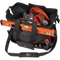 Phantom Collection 18" Contractor's Tool Bag, Ballistic Polyester, 25 Pockets, Black Auto Electric Service Ltd.