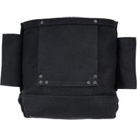 Phantom Collection Nut & Bolt Bag with 2 Sleeves, Canvas, 3 Pockets, Black Auto Electric Service Ltd.