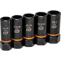 Bolt Biter Extraction Socket Set, 5 Pcs, Impact, 1/2" Drive Size, Deep Auto Electric Service Ltd.