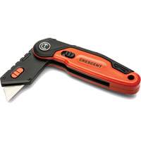 Folding Utility Knife, 1" Blade, Steel Blade, Aluminum Handle Auto Electric Service Ltd.