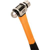 Ball Pein Hammer, 8 oz. Head Weight, Plain/Polished Face, Fibreglass Handle Auto Electric Service Ltd.