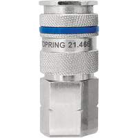 QUIKSILVER Industrial Quick Coupler, Nickel Plated Brass, 3/8", Female NPT, 435 PSI Auto Electric Service Ltd.