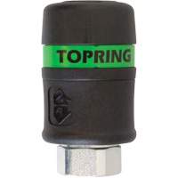 TOPQUIK Ultraflo 7.8 mm Quick Coupler, Polyester Composite, 3/8", Female NPT, 174 PSI Auto Electric Service Ltd.