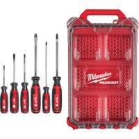 Cushion Grip Screwdrivers Set with PACKOUT Low-Profile Compact Organizer, 6 Pcs. Auto Electric Service Ltd.