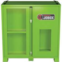 Armoire de rangement d'&eacute;PI sur place, Acier, Vert lime haute visibilit&eacute; Auto Electric Service Ltd.