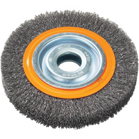 Wire Wheel Brush, 7" Dia., 0.118" Fill, 1-1/4" Arbor Auto Electric Service Ltd.