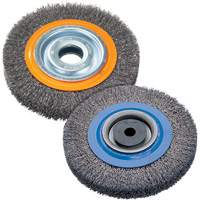 Wire Wheel Brush, 8" Dia., 0.118" Fill, 1-1/4" Arbor Auto Electric Service Ltd.