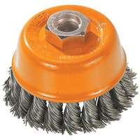 Knot-Twisted Wire Cup Brush, 3" Dia. x M10x1.5 Arbor Auto Electric Service Ltd.