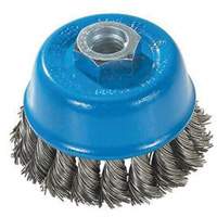 Knot-Twisted Wire Cup Brush, 3" Dia. x M10x1.25 Arbor Auto Electric Service Ltd.