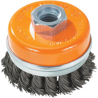 Knot-Twisted Wire Cup Brush, 5" Dia. x 5/8"-11 Arbor Auto Electric Service Ltd.