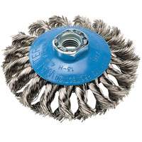 Knot-Twisted Wire Saucer Cup Brush, 6" Dia. x 5/8"-11 Arbor Auto Electric Service Ltd.