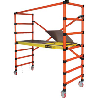 Mobile Work Scaffolding - Speedy Mobile Scaffolding, Fibreglass Frame, 79-1/2" D x 78" H Auto Electric Service Ltd.