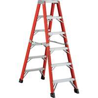 6600 AA Series Industrial Extra Heavy-Duty 2-Way Stepladders, Fibreglass, 375 lbs. Capacity, 4' Auto Electric Service Ltd.