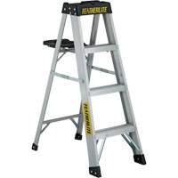 3400 Series Industrial Extra Heavy-Duty Step Ladder, 4', Aluminum, 300 lbs. Capacity, Type 1A Auto Electric Service Ltd.