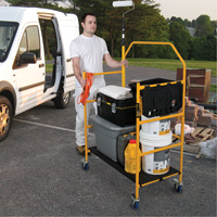 nsemble d'&eacute;chafaudage &agrave; montant de s&eacute;curit&eacute; & tablette pour outils de 4' Jobsite Series, Cadre Acier, 49-1/2" p x 57-3/4" h Auto Electric Service Ltd.