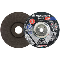 Disque de meulage et de tronçonnage Zip, 4" x 1/32", Arbre de 3/8", Type 27, Grain de 60, Oxyde d'aluminium Auto Electric Service Ltd.