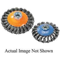 Knot-Twisted Wire Saucer Cup Brush, 6" Dia. x 5/8"-11 Arbor Auto Electric Service Ltd.