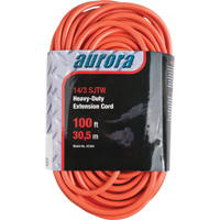Cordon rallonge en vinyle, Ext&eacute;rieur, SJTW, AWG 14/3, 13 A, 100' Auto Electric Service Ltd.