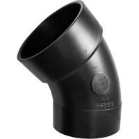 45° Sanitary Street Elbow Fitting, Spigot x Hub, Plastic, 6" Auto Electric Service Ltd.