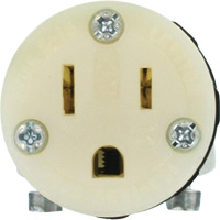 Hospital Grade Extension Plug Connector, 5-15R, Nylon Auto Electric Service Ltd.