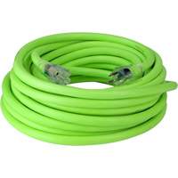 Flexzilla&reg; Pro Industrial Extension Cord, All-Weather, SJTW, 10/3 AWG, 15 A, 50' Auto Electric Service Ltd.