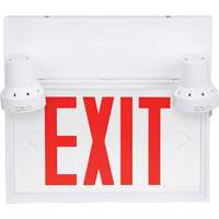 Exit Sign with Security Lights, LED, Battery Operated/Hardwired, 12-1/10" L x 11" W, English Auto Electric Service Ltd.