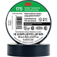 Temflex General Use Vinyl Electrical Tape 175, 19 mm (3/4") x 18 M (60'), Black, 7 mils Auto Electric Service Ltd.