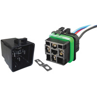 Weather-Resistant Sealed Relay & Pigtail Combo Pack, Mini-Breaker, 30 Amps, 24 V Auto Electric Service Ltd.