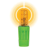 Lampe &agrave; DEL tr&egrave;s lumineuse Rocket II pour les fouets d'avertissement style &agrave; douille 1156, Clignotement, Ambr&eacute;e Auto Electric Service Ltd.