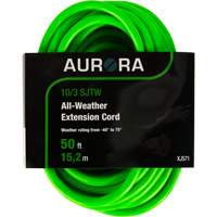 Industrial Extension Cord, All-Weather, SJTW, 10/3 AWG, 15 A, 50' Auto Electric Service Ltd.