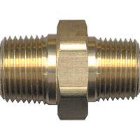 Reducing Hex Nipple, Brass, 1/4" x 1/8", NPT x NPT Auto Electric Service Ltd.