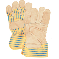 Fitters Patch Palm Gloves, Large, Grain Cowhide Palm, Cotton Inner Lining Auto Electric Service Ltd.